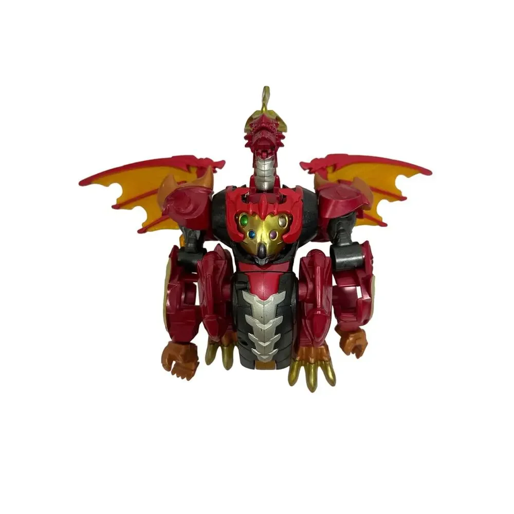 Spinmaster BAKUGAN DRAGONOID Infinity Transforming Figure Large Red Dragon Wings